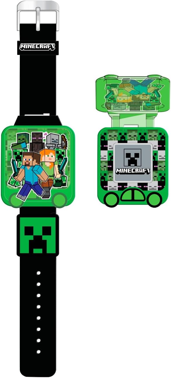 Kids Licensing Minecraft Kids Automatic Digital Watch with Plastic Strap MIN4148