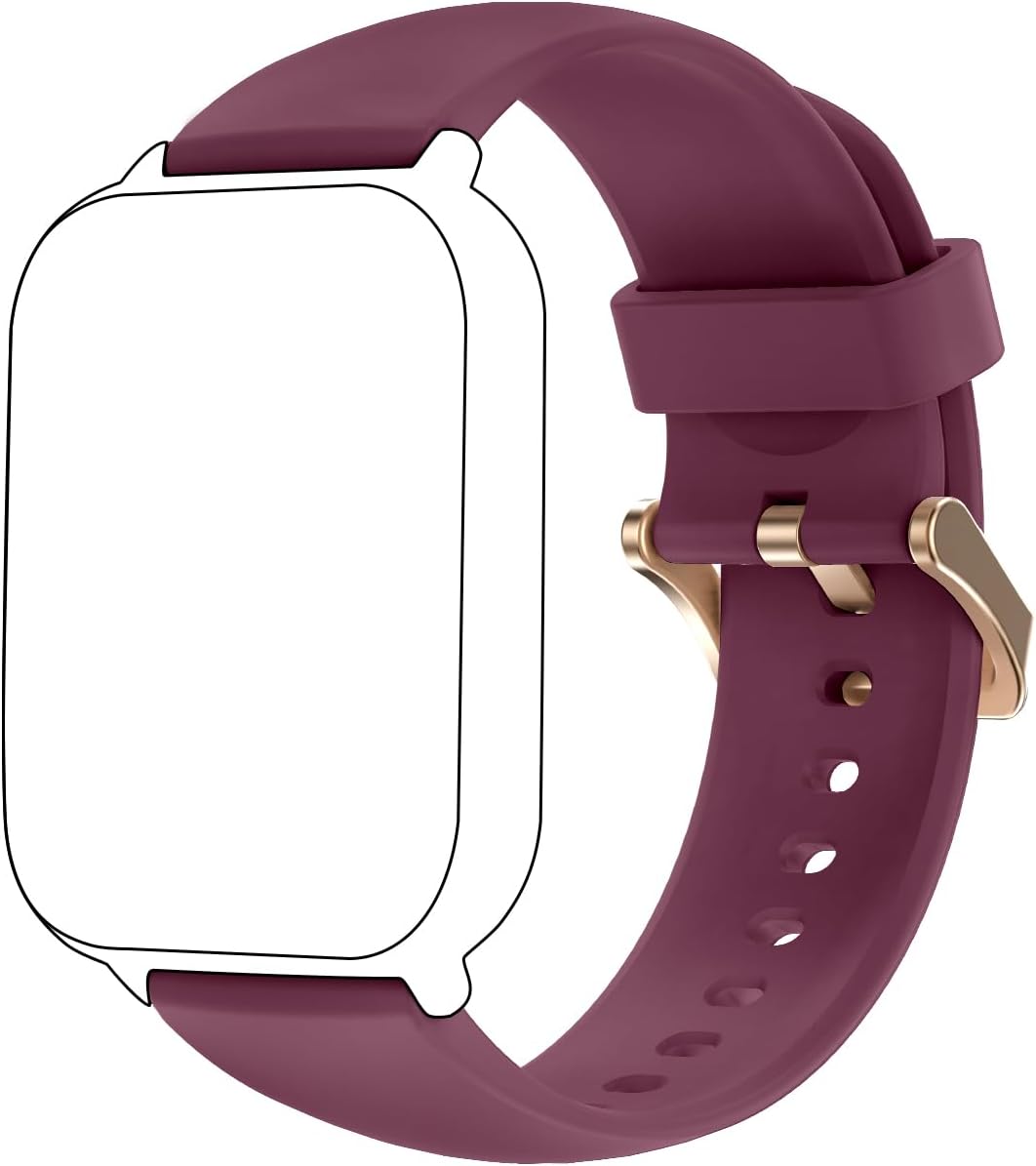 RUIMEN Replacement Silicone Smart Watch Bands for H1 Smart Watch 22mm