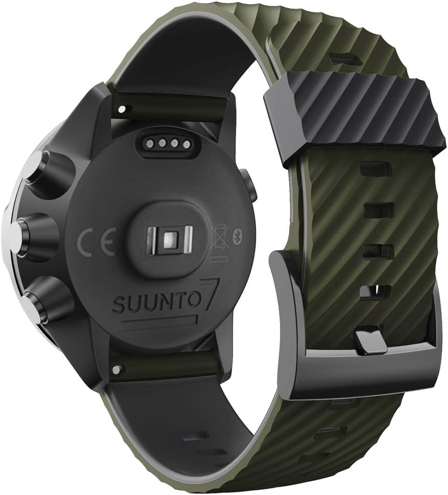 Replacement Strap Compatible with Suunto 7/9/9 Baro/Spartan Sport/D5 Silicone Replacement Strap