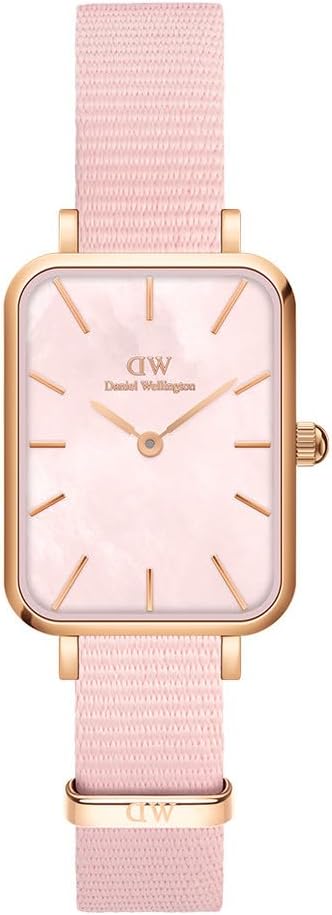 Daniel Wellington Rose Gold Fabric Watch Frame (Polyester), Rose Gold, DW00100509