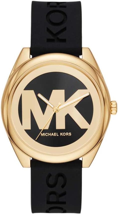 Michael Kors Orologio Janelle per donna, Movimento al quarzo a tre lancette con cinturino in acciaio inossidabile o in silicone