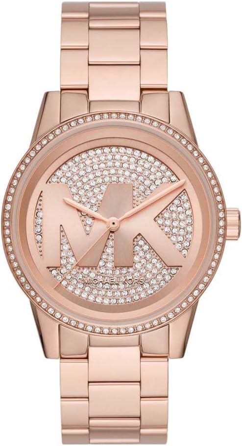 Michael Kors Orologio Bryant da donna, movimento al quarzo a tre lancette con cinturino in acciaio inossidabile o in ceramica