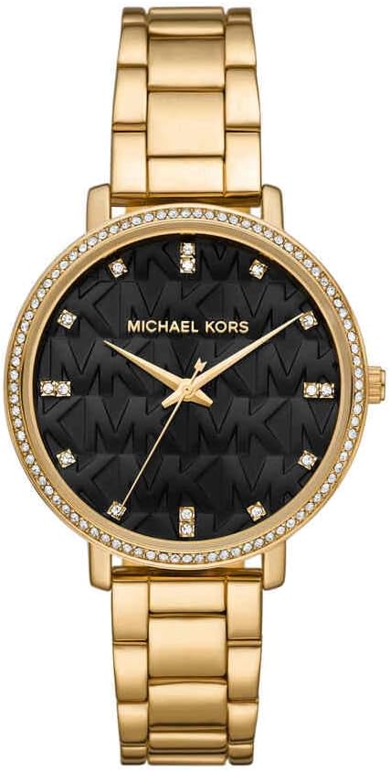 Michael Kors Donna Orologio Pyper, movimento al quarzo a tre lancette con cinturino in acciaio inox o in lega