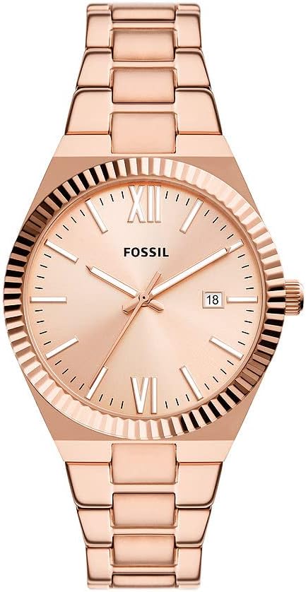 Fossil Scarlette Women's Quartz Watch with Stainless Steel or Leather Strap