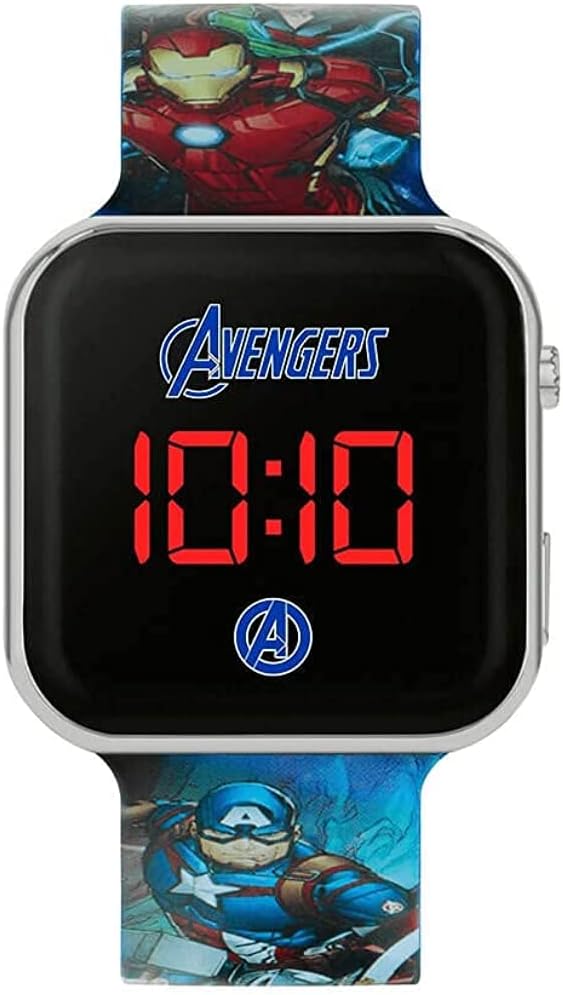 Peers Hardy AVG4706ARG Digital Quartz Watch with Silicone Strap, blue, casual for kids