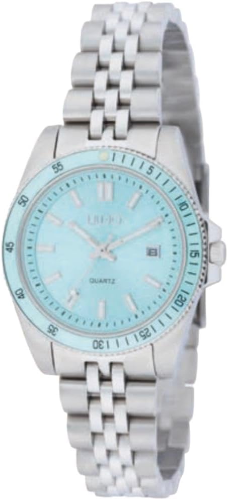 LIU JO Company Lady TLJ2319 Women's Watch Silver Colour with Stainless Steel Strap Waterproof 3Bar Case Diameter 33 mm