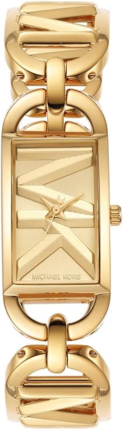 Michael Kors Orologio Empire da donna, movimento al quarzo a tre lancette con cinturino in acciaio inossidabile