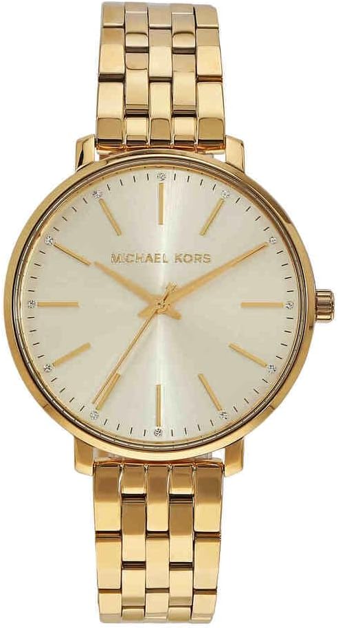Michael Kors Donna Orologio Pyper, movimento al quarzo a tre lancette con cinturino in acciaio inox o in lega