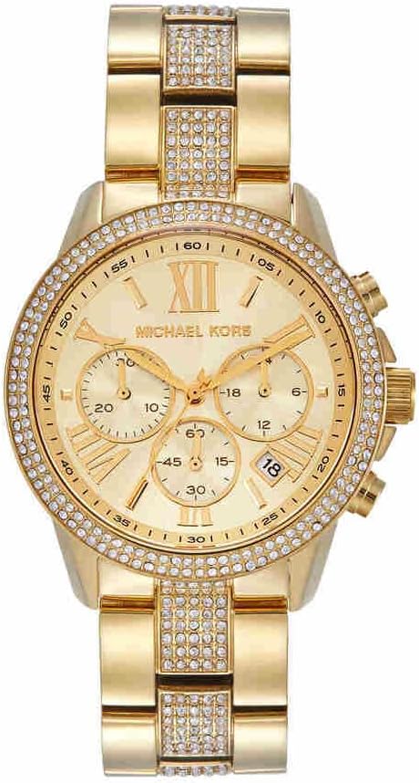 Michael Kors Orologio Brynn da donna, Movimento cronografo al quarzo con cinturino in acciaio inossidabile