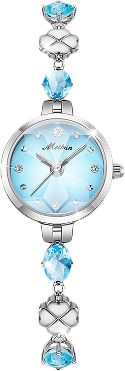 RORIOS Women's Watches Analogue Quartz Wrist Watches Elegant Diamond Watch Bracelet Jewellery Watch Lady Rhinestone Watch Girl Waterproof