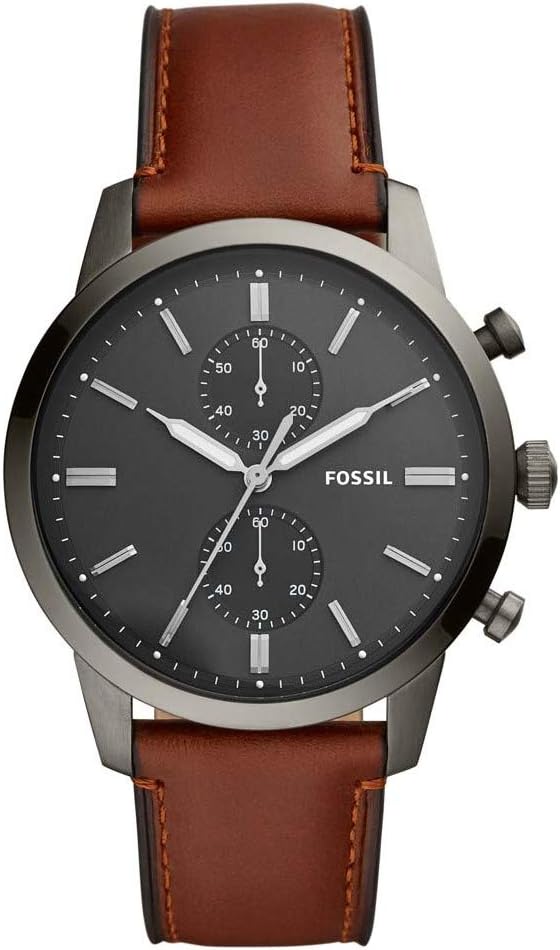 Fossil Townsman Men's Watch Chronograph Movement Steel Bracelet or Leather Strap