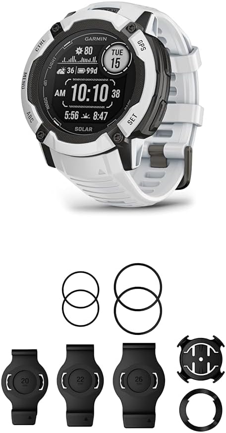 Garmin Instinct 2 Solar - GPS Smartwatch with Infinite Battery Life in Smartwatch Mode & QuickFit Band