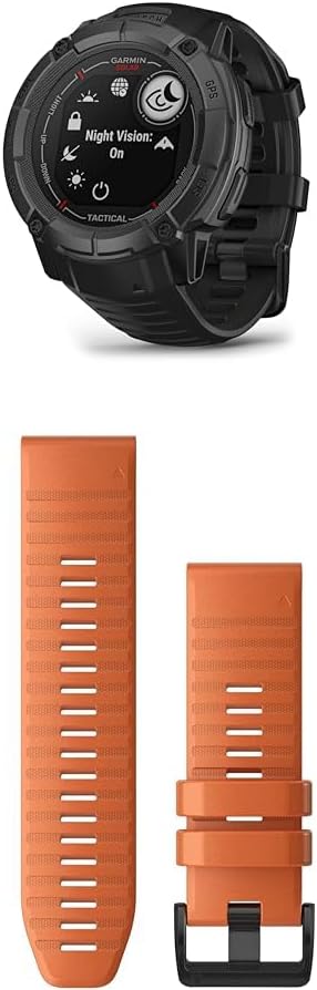 Garmin Instinct 2X Solar - GPS Smartwatch with Infinite Battery in Smartwatch Mode, Over 40 Sports Apps and QuickFit Band