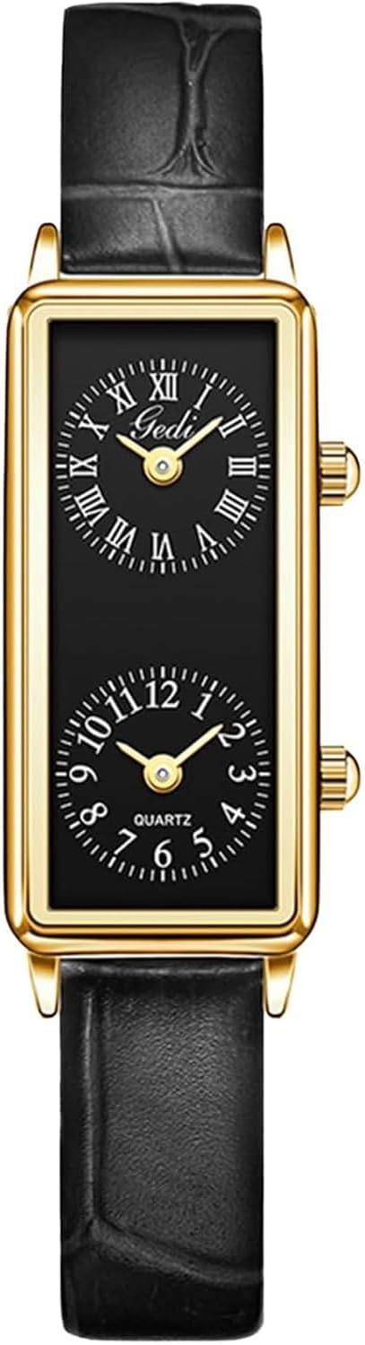 ladies-vintage-rectangle-dual-time-zone-waterproof-quartz-analog-two-dial-roman-arabic-numerals-leather-strap-business-wrist-watch