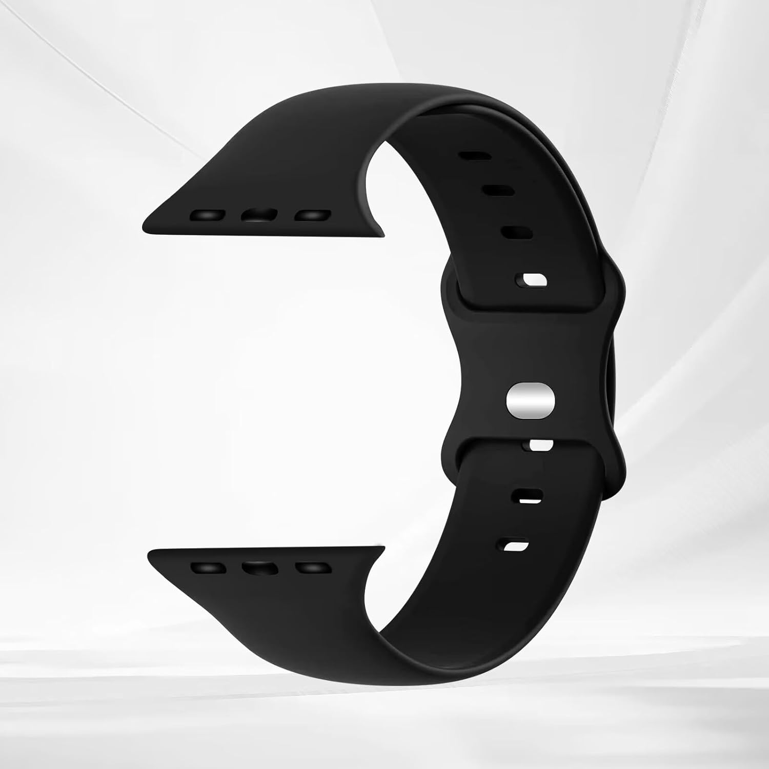 Sport Watch Bands Compatible with Apple Watch 40mm 41mm 38mm 42mm 44mm 45mm 46mm 49mm Women Men Soft Silicone Strap for iWatch SE Series 10 9 8 7 6 5 4 3 2 1