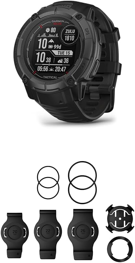 Garmin Instinct 2X Solar - GPS Smartwatch with Infinite Battery in Smartwatch Mode, Over 40 Sports Apps and QuickFit Band