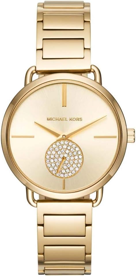 Michael Kors Orologio Portia da donna, Movimento al quarzo multifunzione con cinturino in acciaio inossidabile