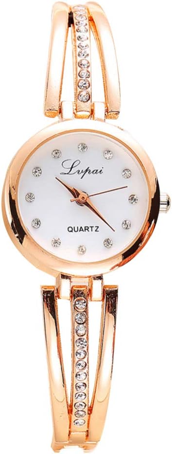 Walfront Women's Elegant Quartz Watch with Jewellery Decoration