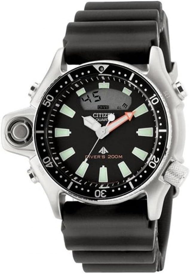 Citizen Aqualand JP2000-08E Men's Wristwatch, black / black, Strap