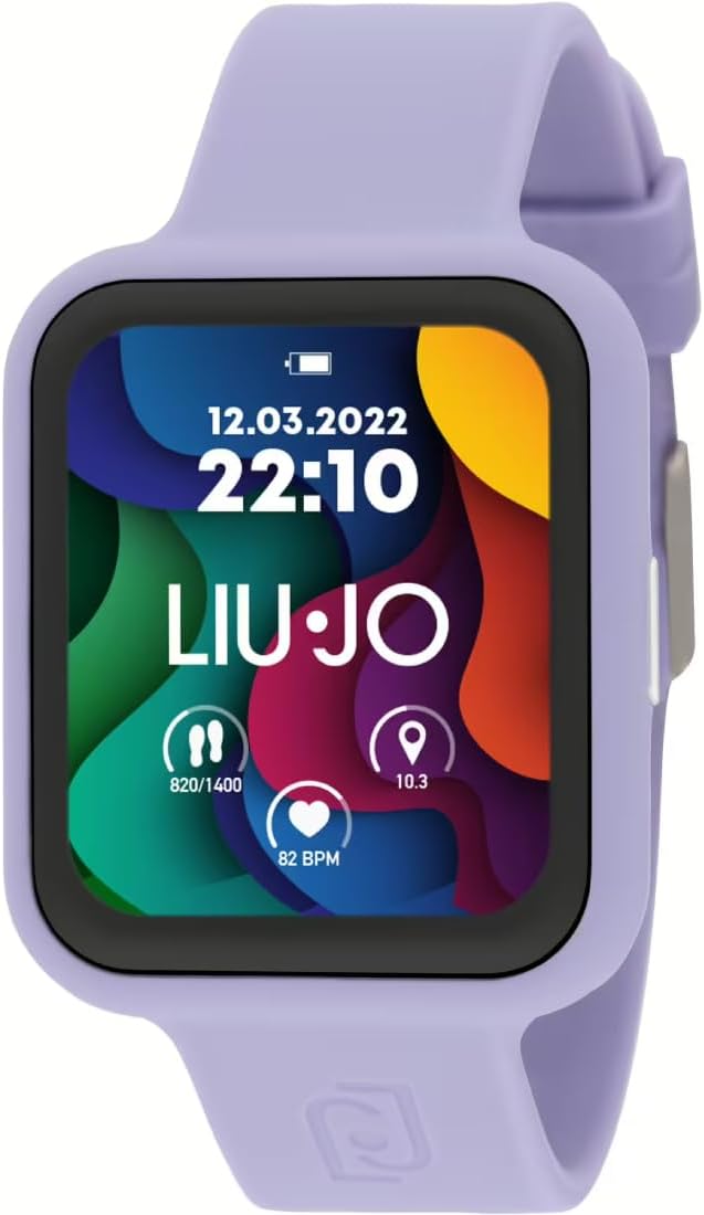 Re mida Liu Jo SWLJ134 Women's Smartwatch Voice Fancy Rubber Wisteria Watch