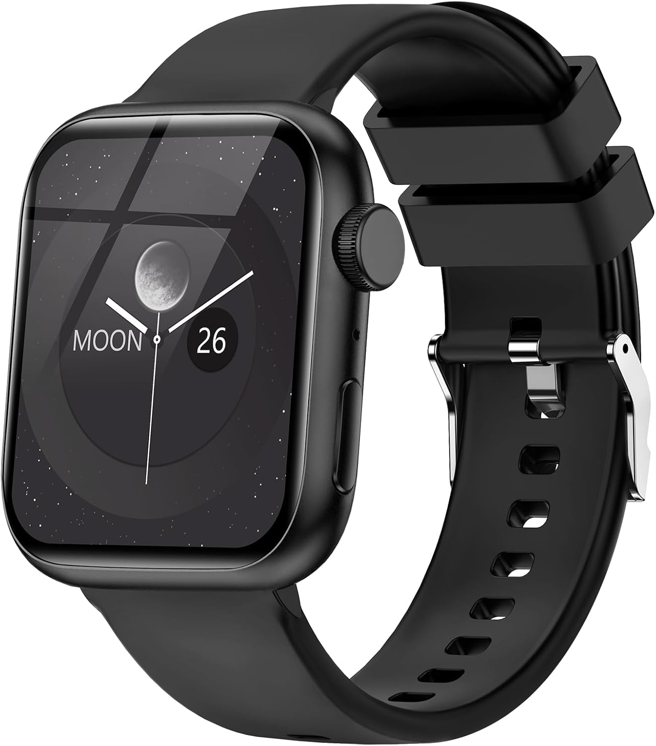 Smartwatch for Men and Women, 1.85 Inches Smartwatch with Call/Answer, Multiple Sports Modes with Pedometer/Sleep/Heart Rate Monitor, IP68 Smart Watch for Andorid iOS