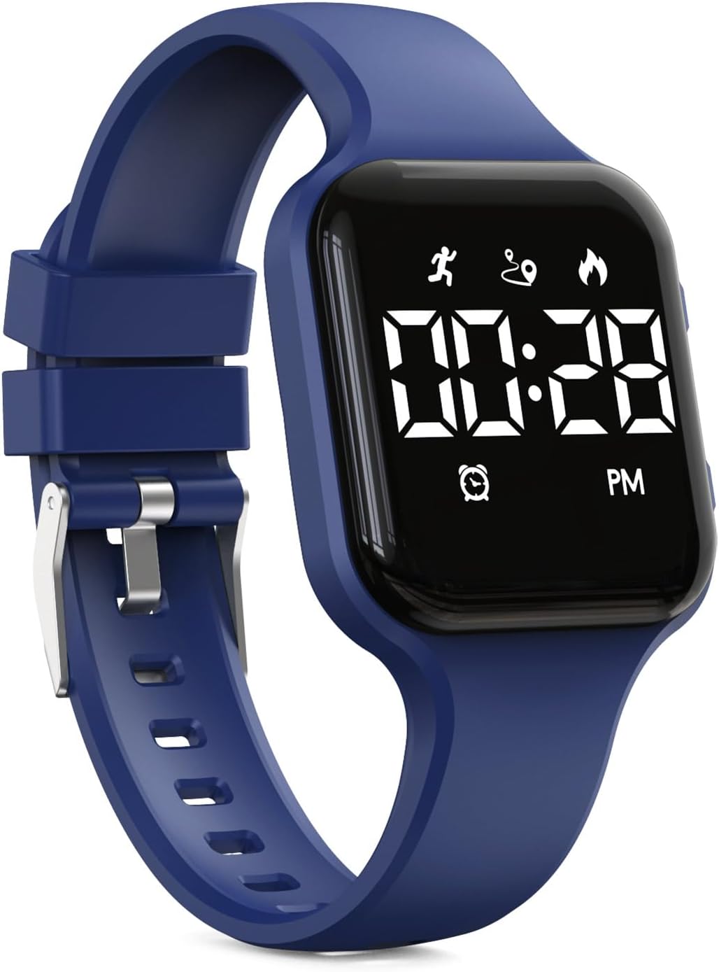 Kids Waterproof Digital Watch Pedometer LED Display Stopwatch for Kids Boys Girls Teens