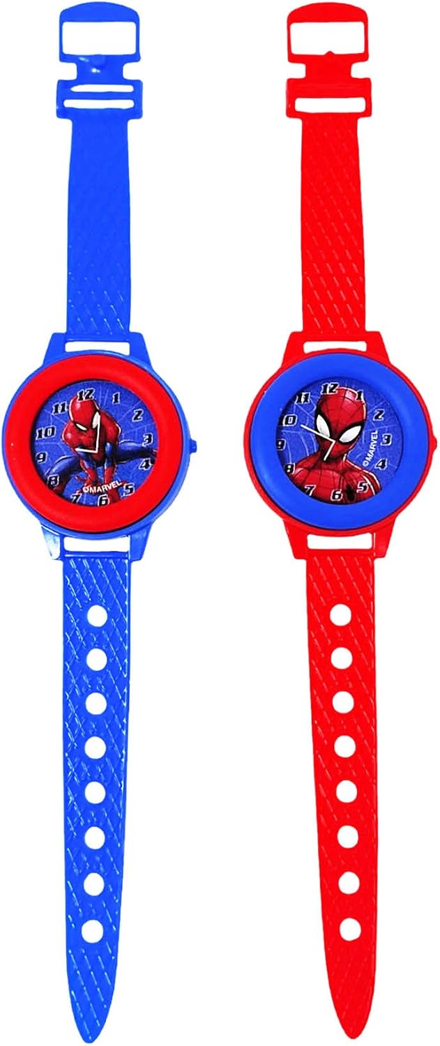 Marvel Spiderman Children's Wrist Watch Gift Idea 27 cm, red, Strap