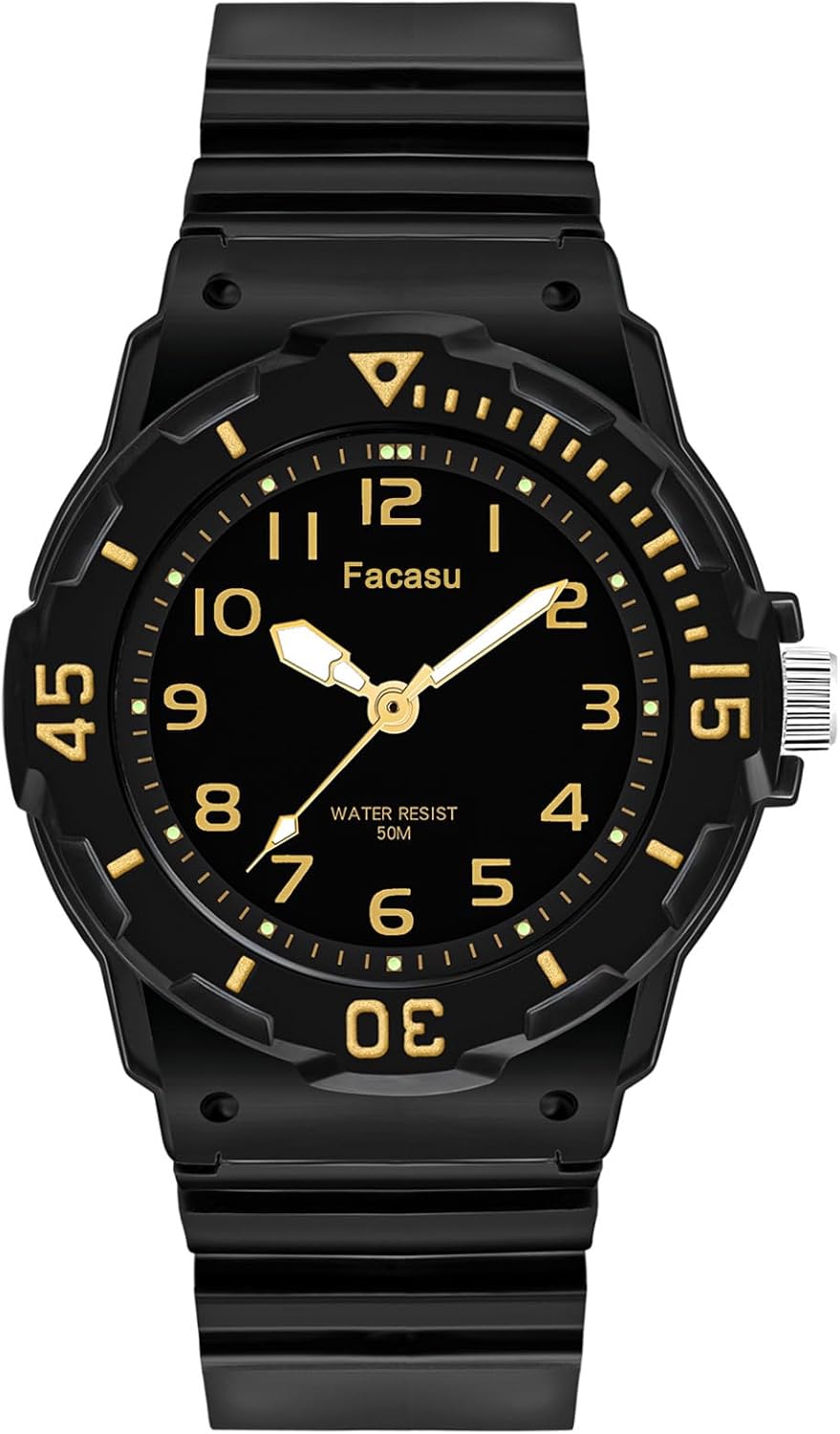 Analogue Watch Children Boys Girls, Waterproof Quartz Watch Up to 50 m, Soft Strap Watch, Easy to Read Learn the Time Children from 4 to 12 Years