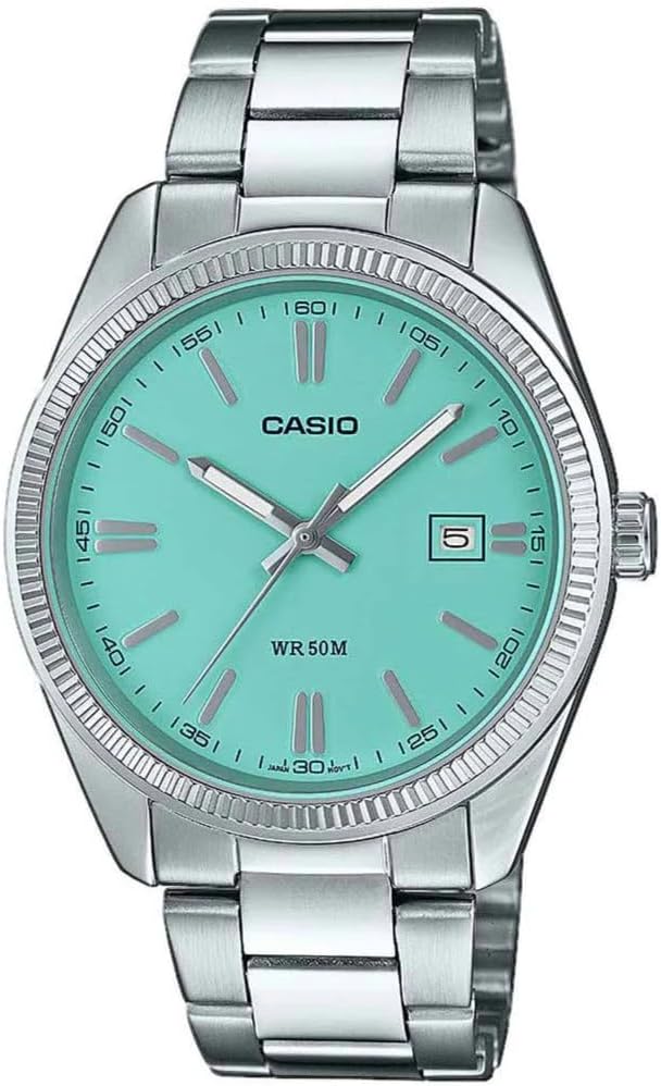 Casio Men's Bracelet Watch MTP-1302PD-3AVEF - Steel - Silver - 38.5 mm