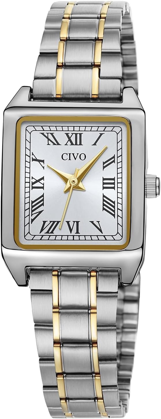 CIVO Orologio Donna Analogici Ultra Acciaio Inossidabile Orologi Donna Sottile Impermeabile Orologio da Polso Donna Abito Elegante Quadrante Donne Signore Ragazze