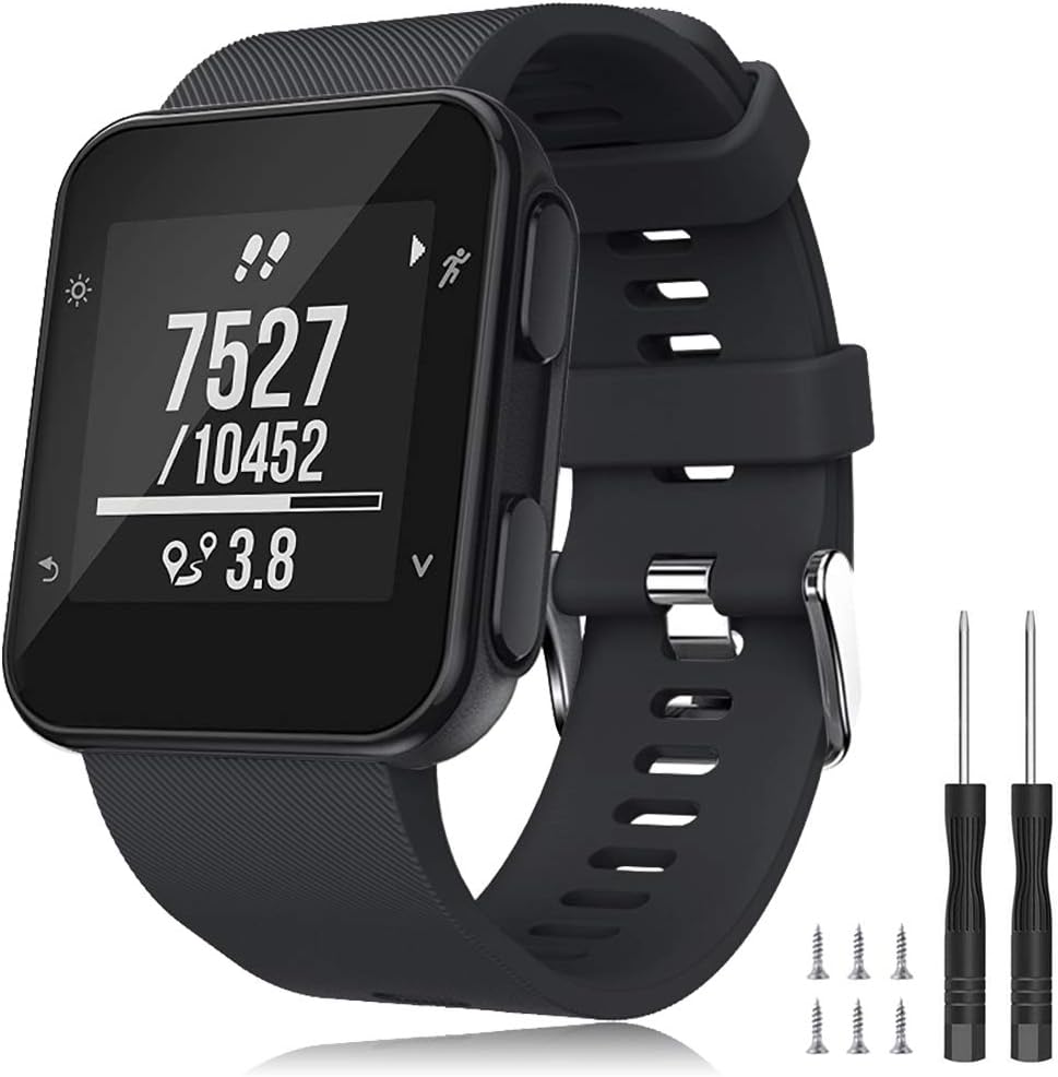 Garmin Forerunner 35 Strap, Soft Silicone Replacement Bracelet for Garmin Forerunner 35 Smart Watch