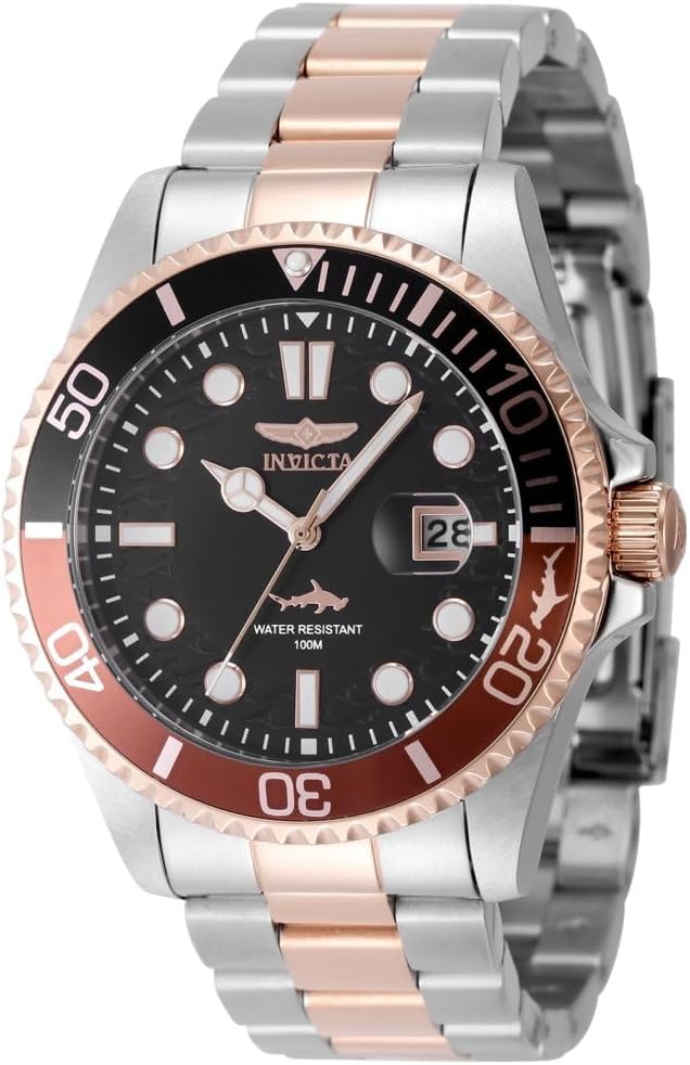 INVICTA Pro Diver - Orologio da uomo, movimento al quarzo, in acciaio inossidabile, 43 mm