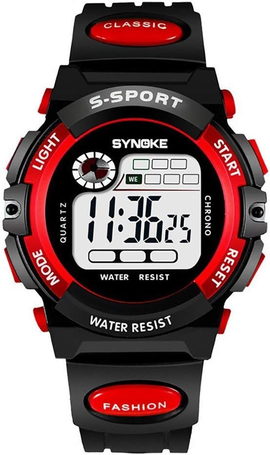 Children's Digital Sport Watch Boys Girls Calendar Multifunctional Waterproof Stopwatch Outdoor Wristwatch