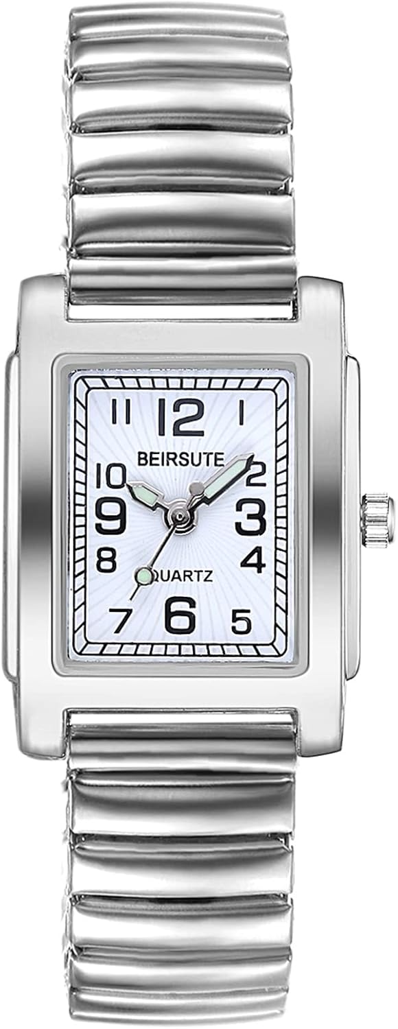 JewelryWe Women's Wrist Watch, Metal Strap Retro Vintage Small Quartz Watch, Good Gift for Women, Mother's Day, Gold/Silver