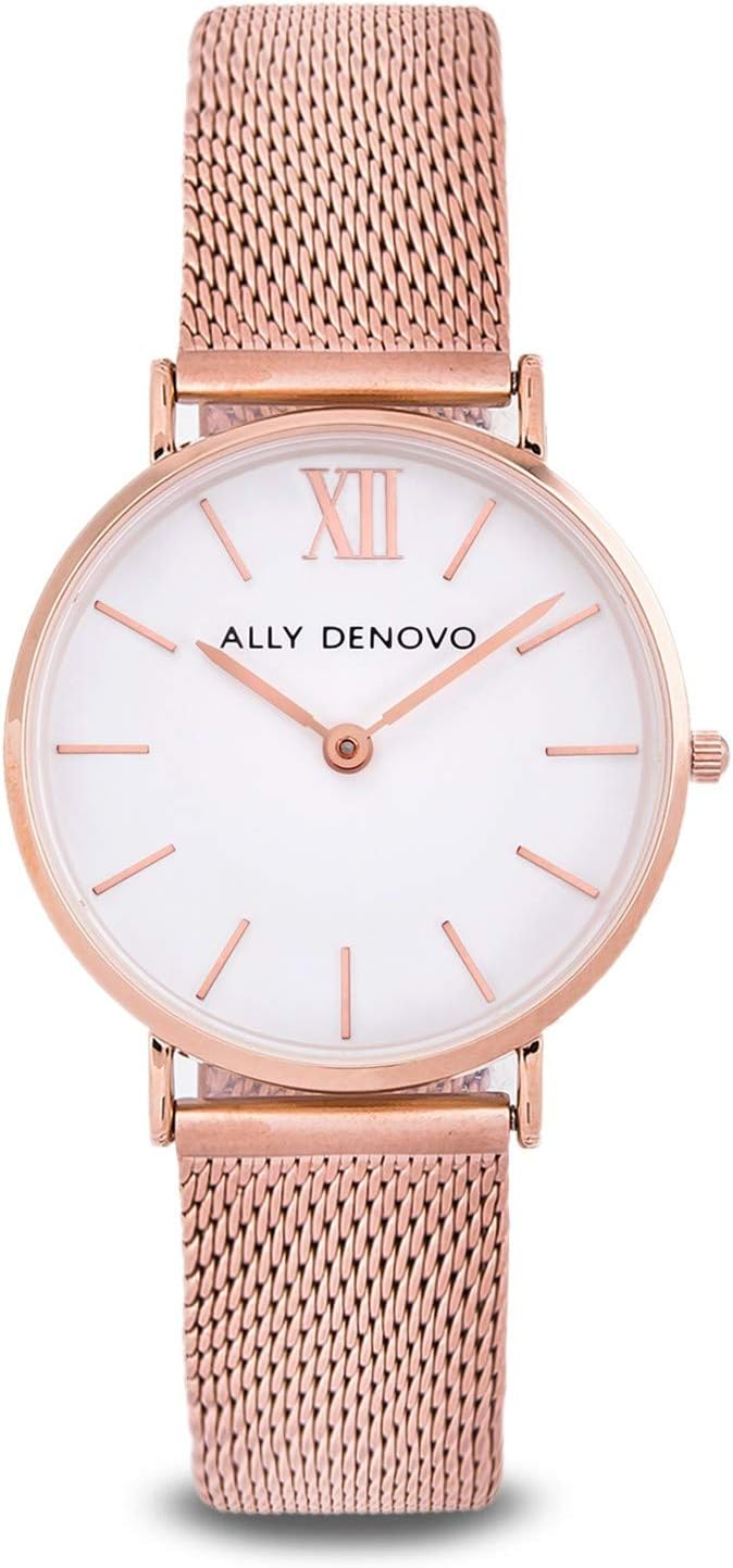 New Vintage Mesh Women's Watch with Pink Milanese Mesh Strap Analog Bracelet AF5014.4, Bracelet