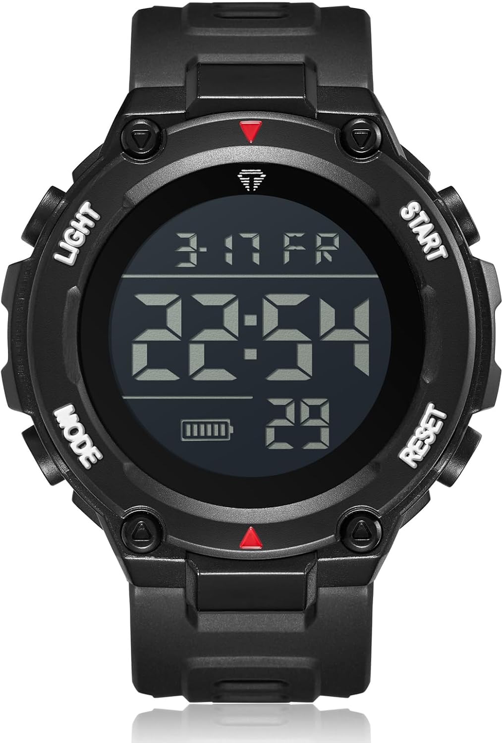 CIVO Men's Digital Sports Waterproof Military Wrist Watch Silicone Strap LED Large Dial