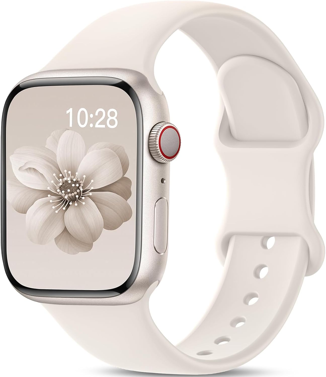 Apple Watch Strap Sport Band for Men Women 40mm 44mm 38mm 42mm 46mm 41mm 45mm 49mm Soft Silicone Waterproof Watch Band for iWatch Band Apple Watch Series 10 9 8 7 6 5 4 3/SE