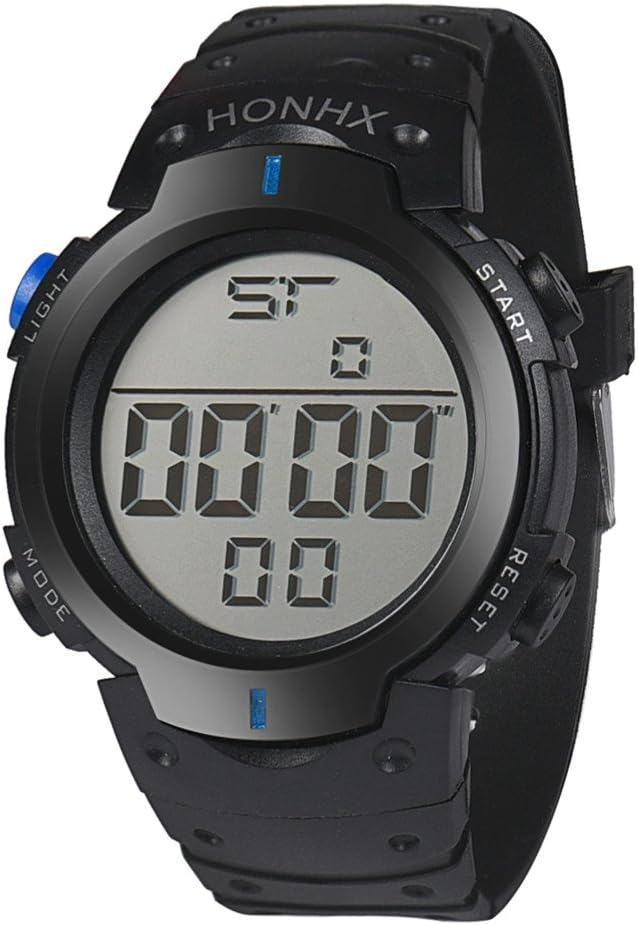 Ae-1200 Men's LCD Digital Stopwatch Date Rubber Sports Wrist Watch