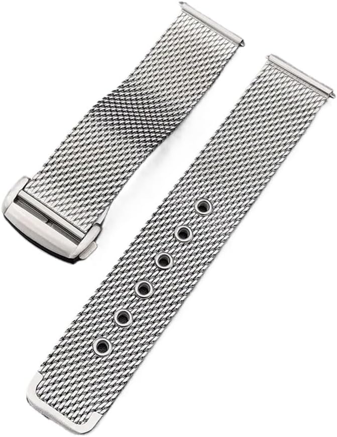 Milanese Mesh Watch Bracelet Suitable for Omega Seamaster 007 High-end Stainless Steel Metal Watch with Butterfly Folding Clasp 20mm 22mm