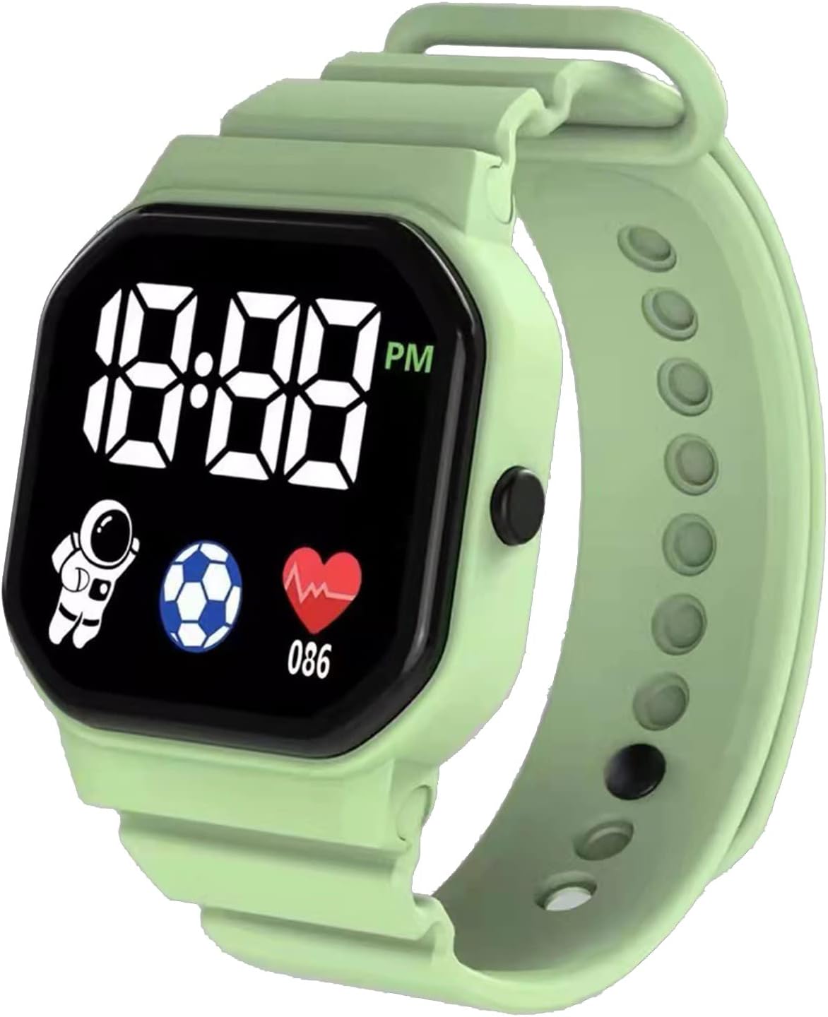 Digital Sports Watch Waterproof Electronic Unisex LED Battery Powered Birthday Gift for Boys Girls