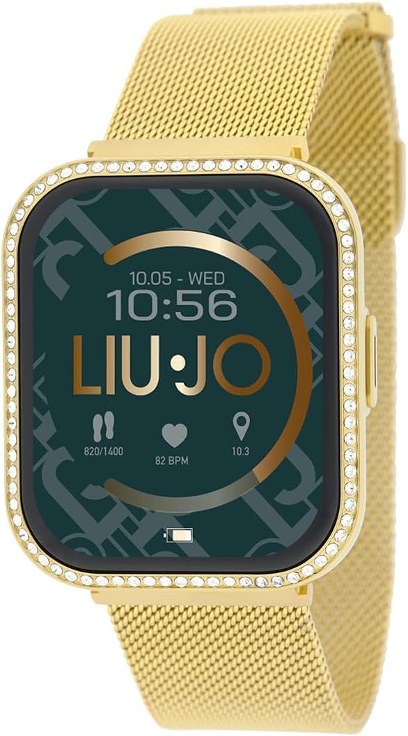 Liu Jo Women's Smartwatch Voice Slim Luxury Gold Watch