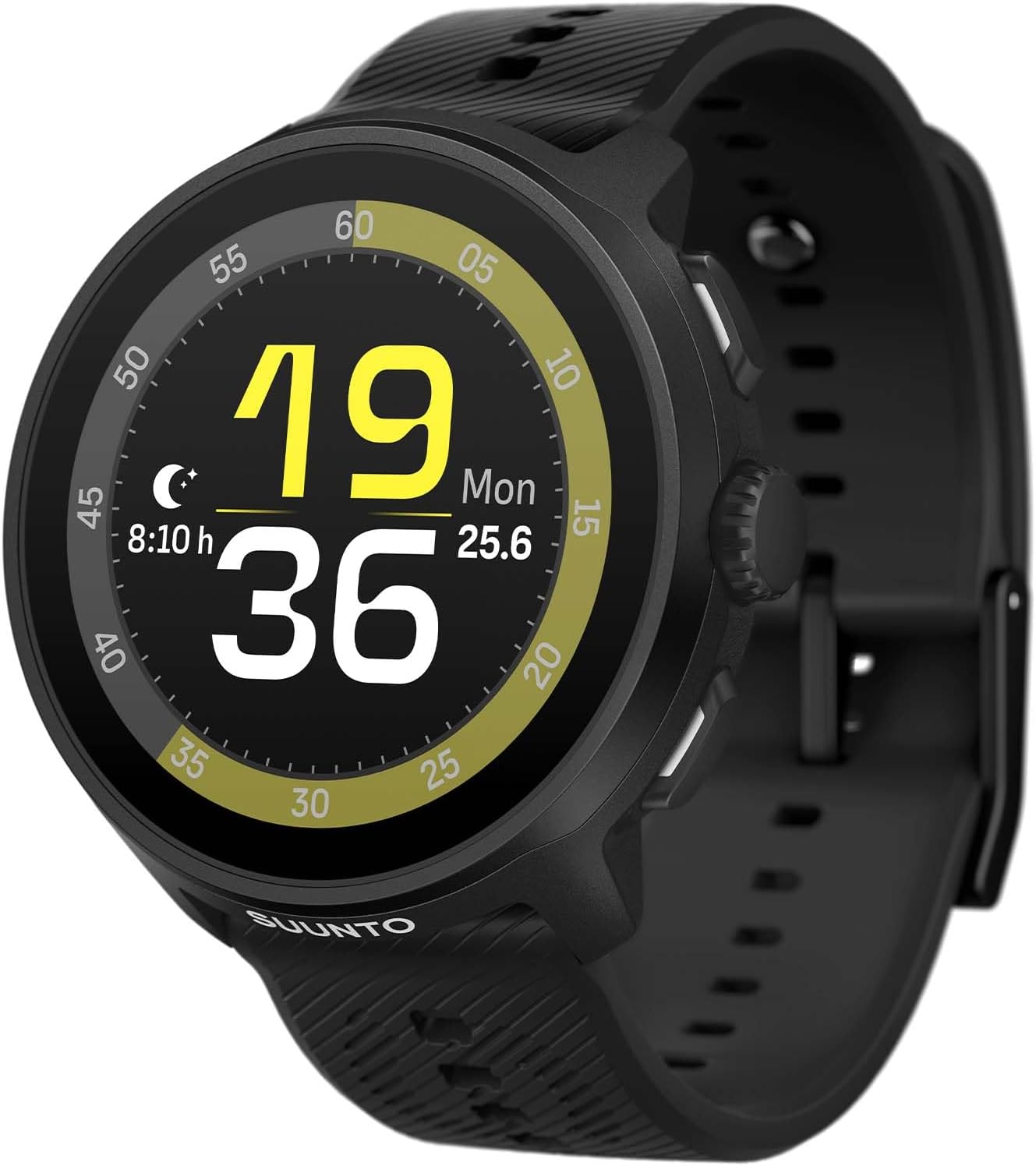 SUUNTO RUN Sports Running Watch, 1.32 Inch AMOLED Touchscreen, Activity Tracker, Smartwatch for Running, GPS Dual Band, Heart Rate/Sleep Monitor, 12 Days Runtime, Music