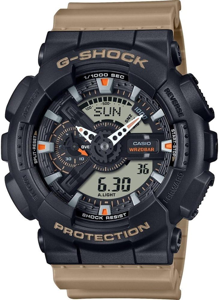 G-Shock GA-110TU-1A5ER Men's Analogue Digital Quartz Watch with Plastic Strap