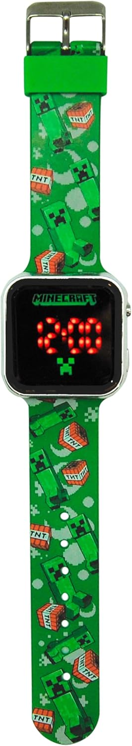 RELOJ MINECRAFT LED