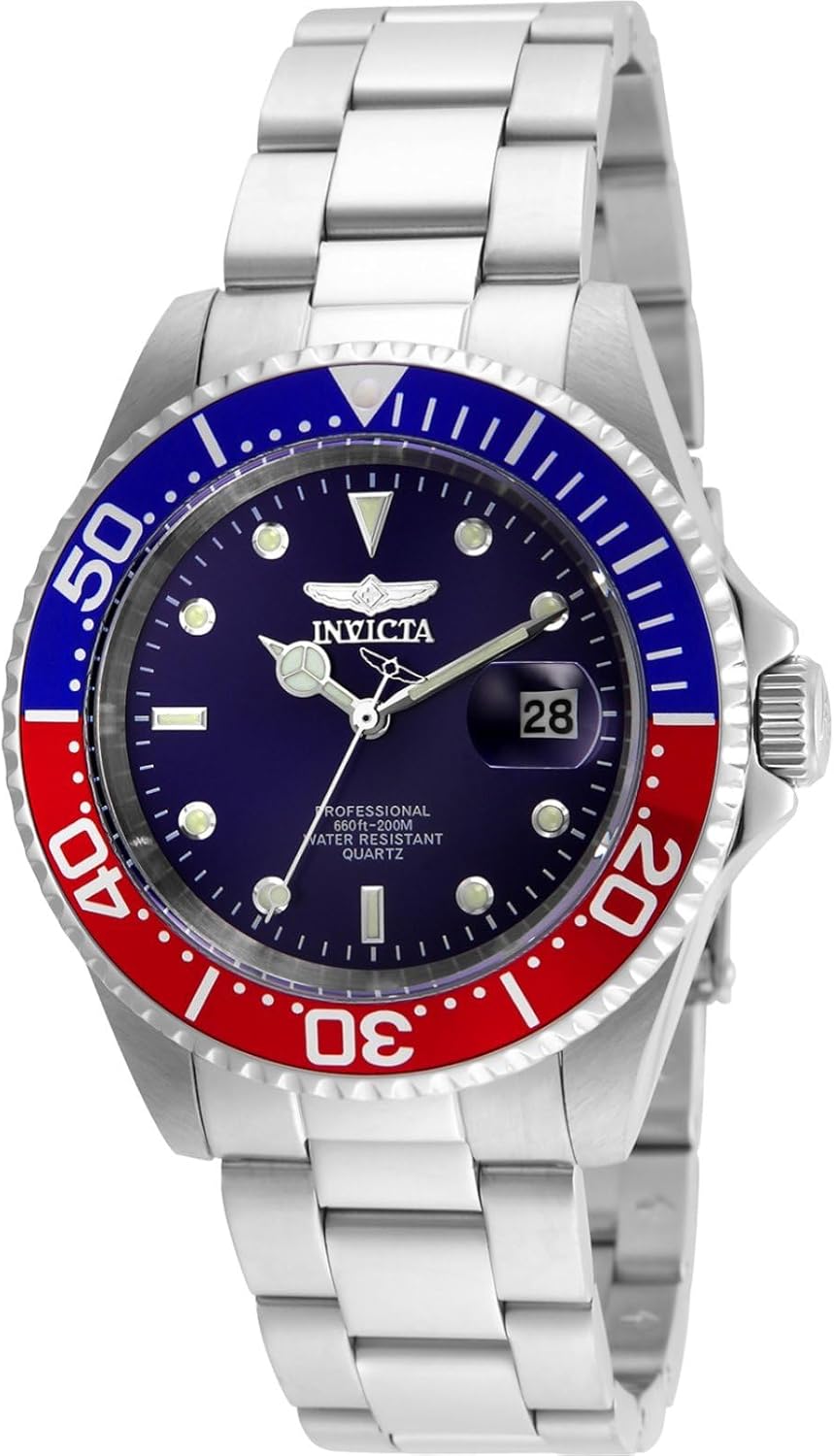Invicta Pro Diver Men's Stainless Steel Quartz Watch - 40mm