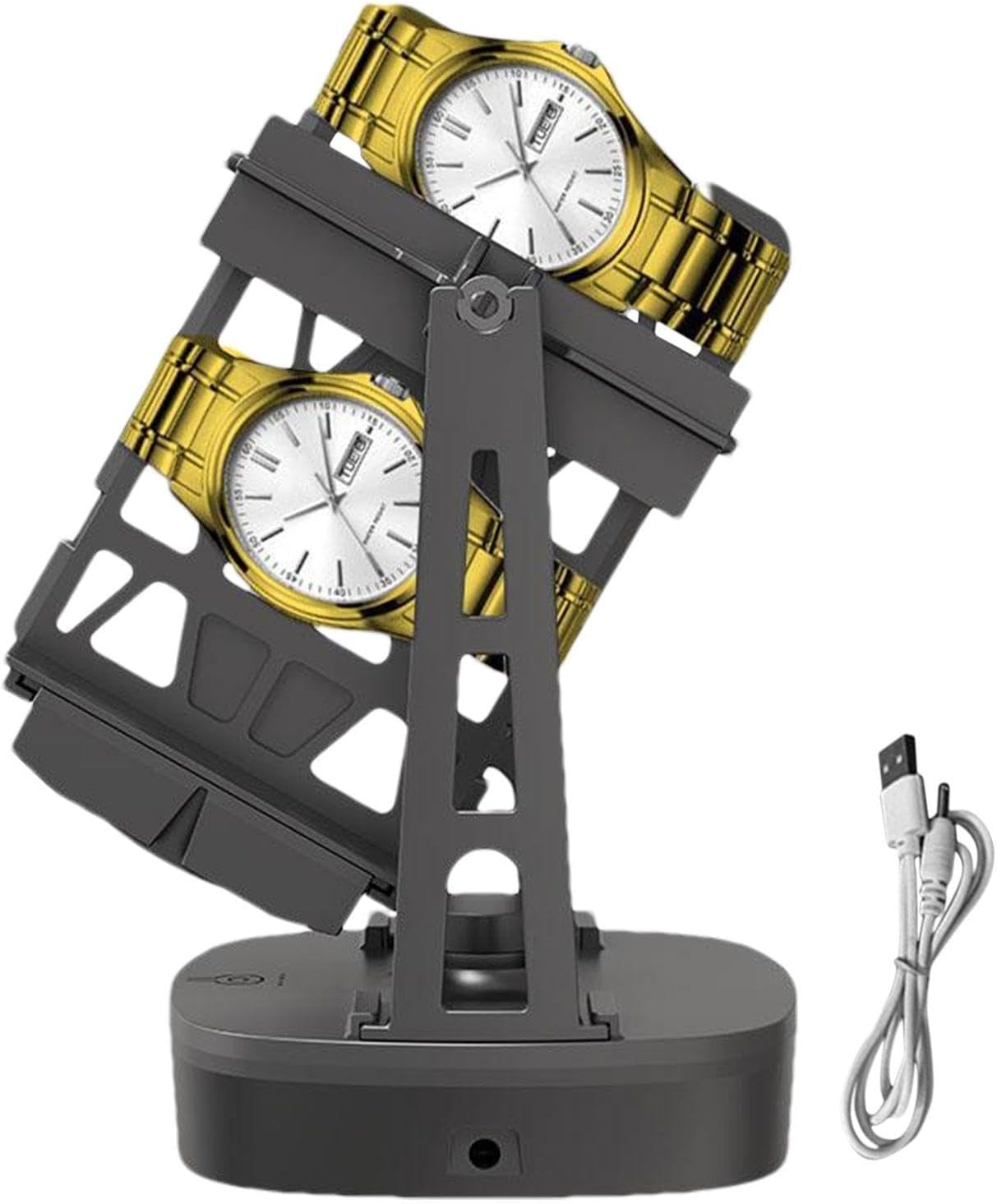 Automatic Watches with Watch Winder - Mechanical Watch Winder Display, Self-Winding Watch Winder Box | Portable Watch Winder Holder, Orol Winder Device