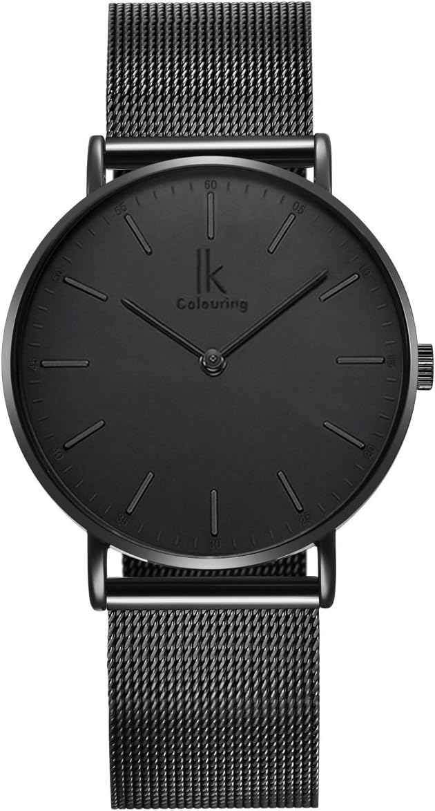 Alienwork IK Slim Ø40 mm Ultra-Thin Mesh Strap Men's and Women's Watch