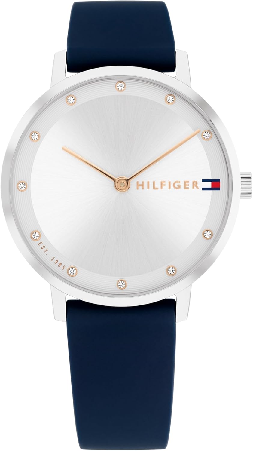 Tommy Hilfiger Quartz Movement Two Hands Women's Watch with Stainless Steel Strap (Mesh or Mesh), Leather or Silicone