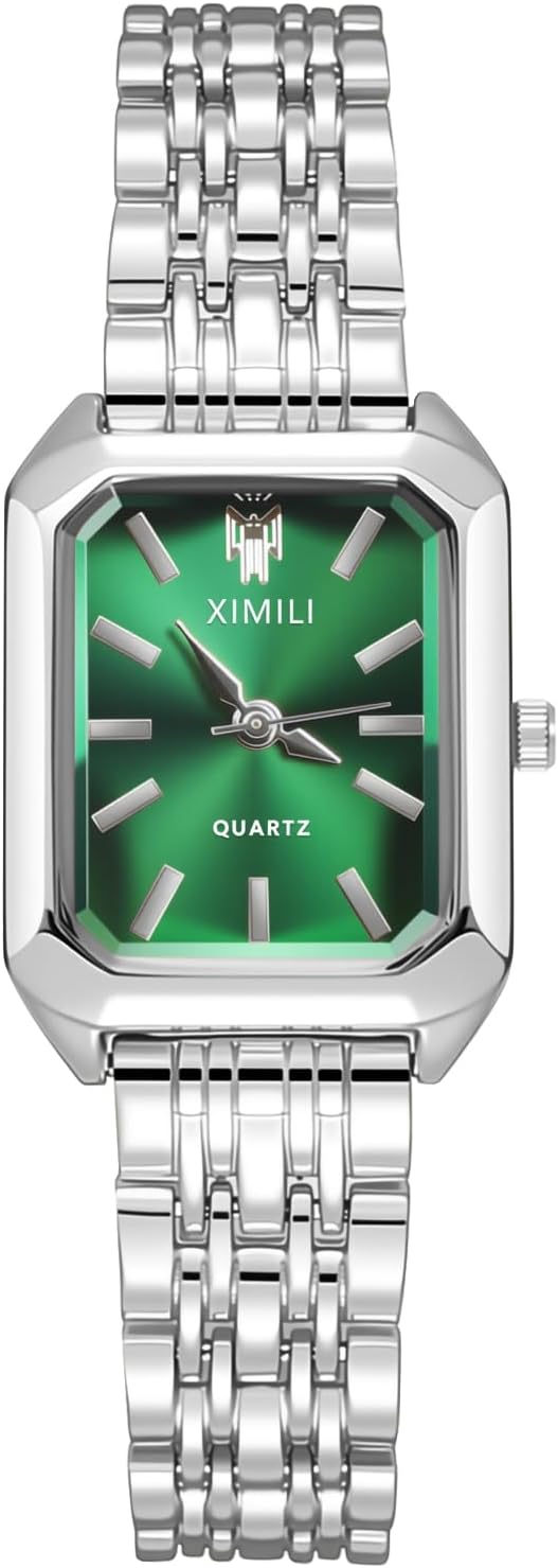 OFFCUP Women's Watch, Analogue Quartz Watch, Women's Small Wrist Watch with Stainless Steel Strap Classic Business Casual, Three Hands Movement