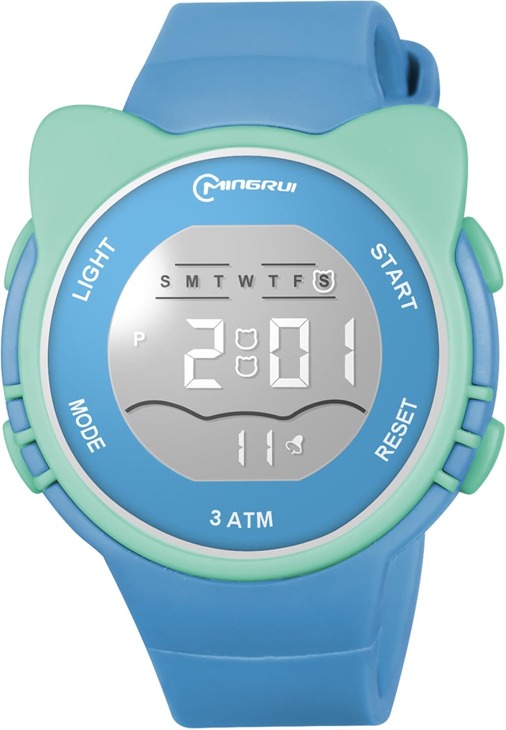 OFFCUP Orologio Digitale per Bambini, Orologio da Polso per Ragazzi e Ragazze, Orologio Sportivo a CartoniImpermeabile, Orologio Bambina con Sveglia Data Cronometro LED